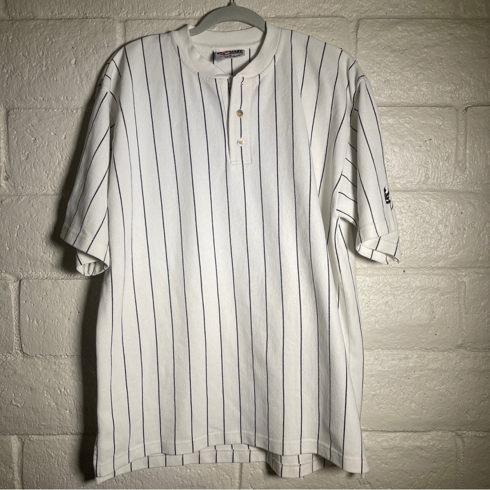 Vintage 1997 Chase Authentics Nascar Pinstripe Henley